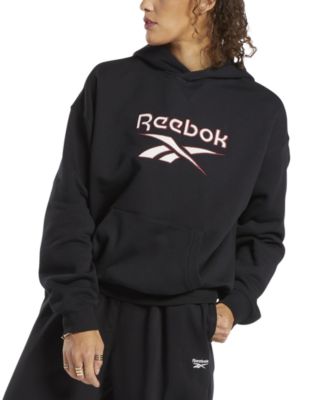 Reebok - Women's Archive Classics Cotton Big-Logo Fleece Hoodie