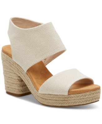 TOMS - Women's Majorca Slingback Platform City Sandals