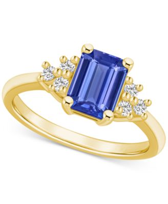 Macy's Brand - Tanzanite (1-5/8 ct. t.w.) & Diamond (1/5 ct. t.w.) Set in 14k Gold