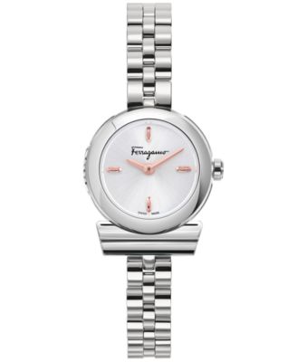 Salvatore Ferragamo - Women's Swiss Gancini Stainless Steel Bracelet Watch 23mm