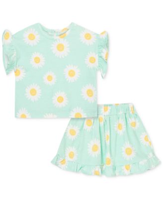 Little Me - Baby Girls 2-Pc. Striped Knit Play Set