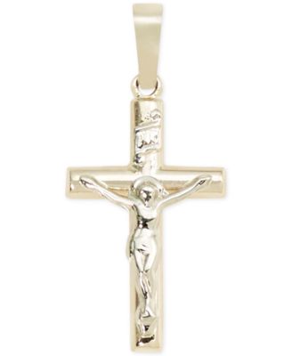 Macy's Brand - Small Crucifix Pendant in 14k Gold