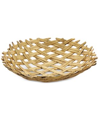 Michael Aram - Antique Gold-Tone Palm Centerpiece Bowl