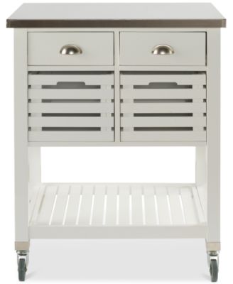 Linon Home DÃ©cor - Linon Farlee Kitchen Cart, Direct Ship