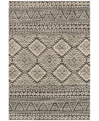 Spring Valley Home - Emory EB-08 Graphite/Ivory 3'10"x5'7" Area Rug