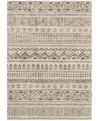 Spring Valley Home - Emory EB-10 Stone/Graphite 3'10"x5'7" Area Rug