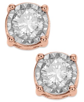 TruMiracle - Diamond Stud Earrings (3/4 ct. t.w.) in 14k White or Yellow Gold