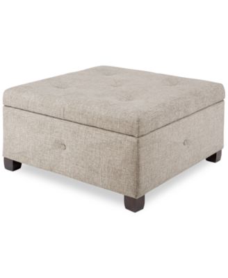 Furniture - Aspen Tufted Ottoman, Quick Ship