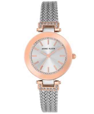 Anne Klein - Women's Stainless Steel Mesh Bracelet Watch 30mm