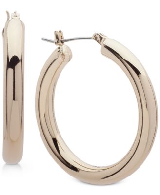 DKNY - Thick Hoop Earrings