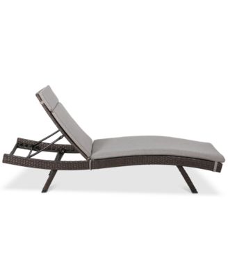 Noble House - San Pedro Outdoor Chaise Lounge (Set Of 2), Quick Ship
