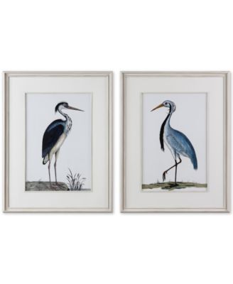 Uttermost - Shore Birds 2-Pc. Framed Printed Wall Art Set