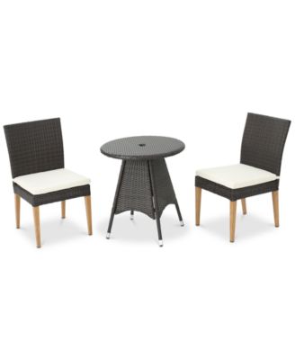 Noble House - Madrid 3-Pc. Outdoor Dining Set, Quick Ship