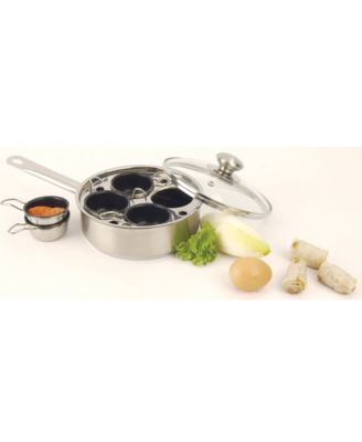 Demeyere - 4-Cup Stainless Steel Egg Poacher Set