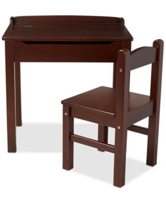 Melissa and Doug - Wooden Lift-Top Desk & Chair Set