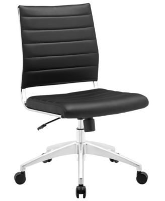 Modway - Jive Armless Mid Back Office Chair in White