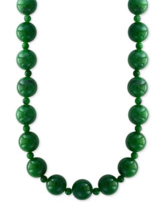 EFFY Collection - Jade (4 & 10mm) Bead 20" Statement Necklace