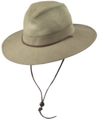 Dorfman Pacific - Men's Brushed Twill Safari Hat