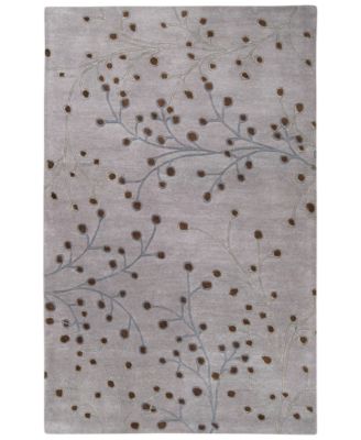 Surya - Athena ATH-5055 Medium Gray 4' x 6' Area Rug