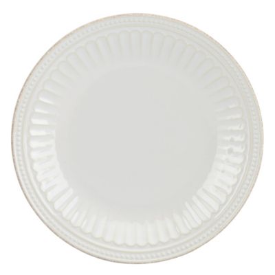 Lenox - French Perle GROOVE Accent Plate - White