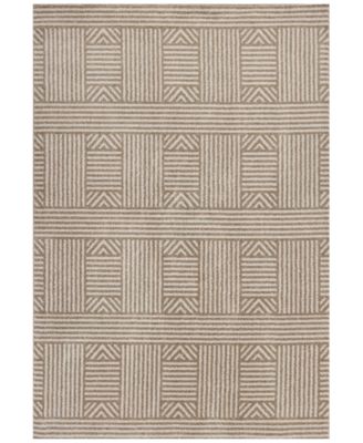 Kas - Lucia Westport 2762 Beige 5'3" x 7'7" Indoor/Outdoor Area Rug