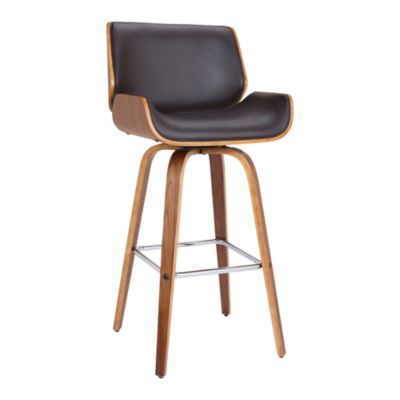 Armen Living - Tyler 26" Swivel Counter Stool, Quick Ship