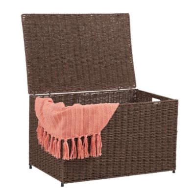 Household Essentials - Large Wicker Storage Chest