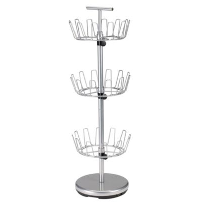 Household Essentials - 3-Tier Revolving Shoe Rack Shoe Tree