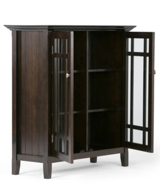 Simpli Home - Medium Storage Cabinet, Direct Ship