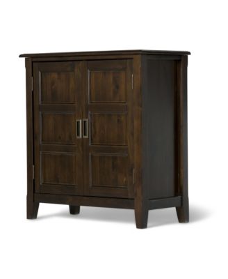 Simpli Home - Burlington Storage Cabinet, Quick Ship