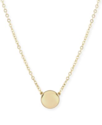 Macy's Brand - Flat Ball Necklace Set in 14k Gold (7mm)