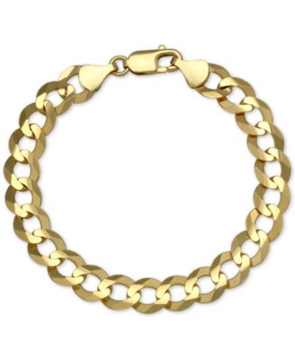 Macy's Brand - Cuban Chain Link Bracelet in 10k Gold