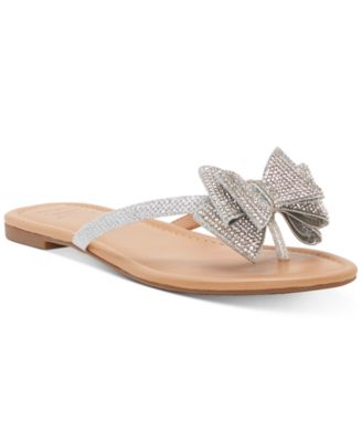 I.N.C. International Concepts - Women's Mabae Bow Flat Sandals