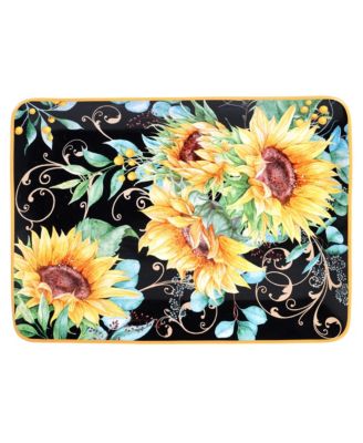 Certified International - Sunflower Fields Rectangular Platter