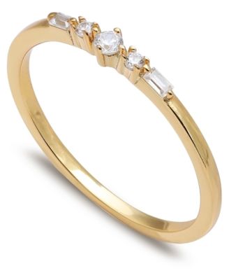 Giani Bernini - Cubic Zirconia Baguette Band in 18k Gold-Plated Sterling Silver