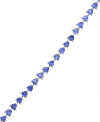 EFFY Collection - Tanzanite Tennis Bracelet (9-1/2 ct. t.w.) in Sterling Silver