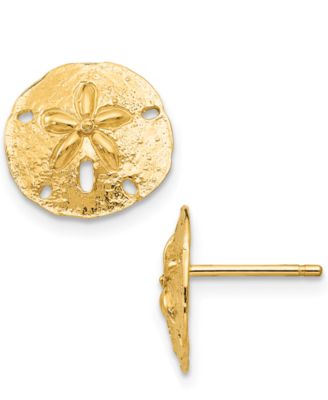 Macy's Brand - Sand Dollar Stud Earrings in 14k Gold