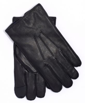 Polo Ralph Lauren - Men's Water-Repellant Leather Gloves