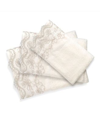 Popular Bath - rose vine 3pc bath towel set