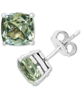EFFY Collection - Green Quartz Stud Earrings (4-1/2 ct. t.w.) in Sterling Silver