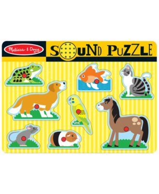 Melissa and Doug - Kids Toy, Pets Sound Puzzle