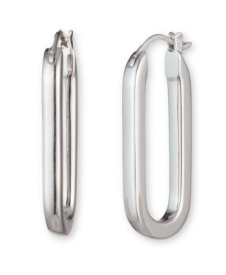 Lauren Ralph Lauren - Sterling Silver Link Hoop Earring