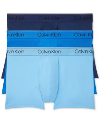 Calvin Klein - Men's 3-Pack Microfiber Stretch Low-Rise Trunks