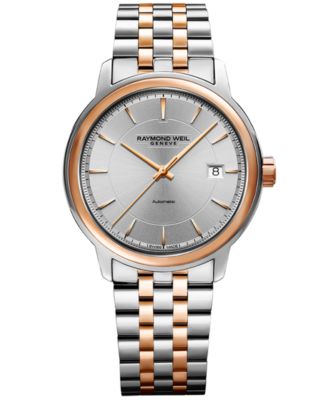 Raymond Weil - Men's Swiss Automatic Maestro Two-Tone Stainless Steel Bracelet Watch 39mm