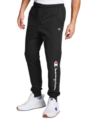 Champion - Men's Standard-Fit Script Logo-Print Joggers