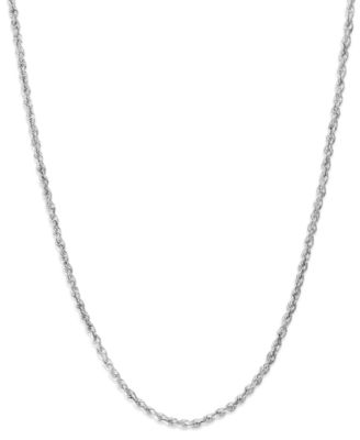 Macy's Brand - 14k White Gold Chain Necklace