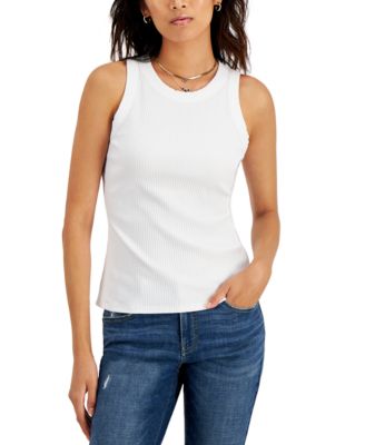 I.N.C. International Concepts - INC Ribbed Crewneck Top, Created for Macy's