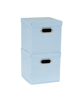 Household Essentials - 2-Pc. Sky Heather Storage Box Set