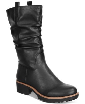 Sun + Stone - Nelliee Lug Sole Slouch Boots