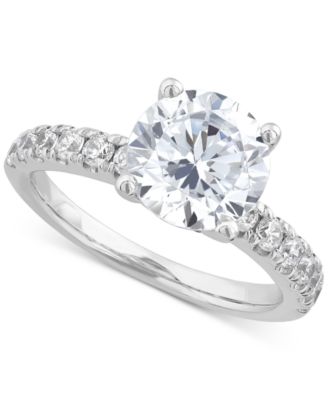 Grown With Love - Lab-Created Diamond Engagement Ring (3 ct. t.w.) in 14k Gold